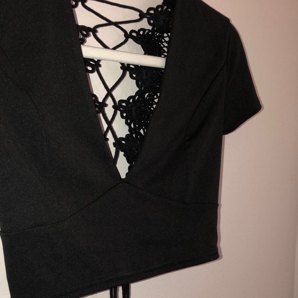 Sexy V Neck Crop Top